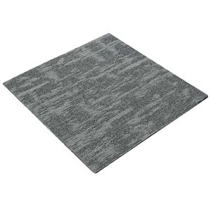 vidaXL Azulejo de Carpete Cinza Rocha 50 x 50 cm 4 unid. PP e Betume