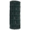 vidaXL Cerca Euro Verde 0.8 x 25 m Ferro revestido de PVC