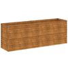 vidaXL Canteiro elevado de jardim 196x50x69 cm A&ccedil;o Corten