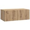 vidaXL Gabinete de TV de Parede Carvalho Arttisan 78,5 x 41 x 30 cm