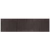 vidaXL Tapete retangular 80x300 cm bambu castanho-escuro