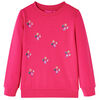 Sweatshirt para crian&ccedil;a rosa-brilhante 128