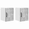 vidaXL Arm&aacute;rio de Parede LUCCA 2 pcs Cinzento Cimento 30 x 31 x 40 cm