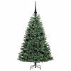 vidaXL &Aacute;rvore de Natal Articulada Artificial Verde 120 cm PVC e Metal