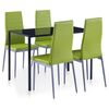 vidaXL Conjunto de jantar 5 pcs verde