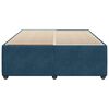 vidaXL Estrutura de cama 140x190 cm veludo azul