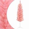 vidaXL &Aacute;rvore Slim de Natal Artificial 120 cm 150 LED Branco quente