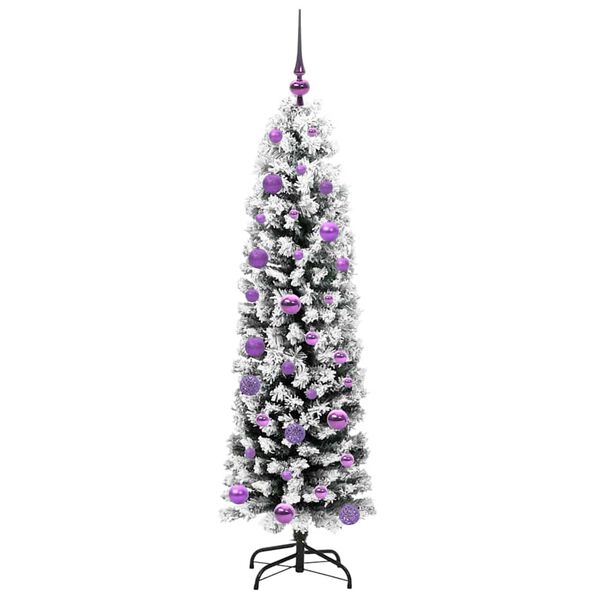 vidaXL &Aacute;rvore de Natal Artificial Verde 150 cm PVC e A&ccedil;o e Pl&aacute;stico