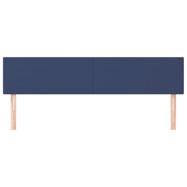 vidaXL Cabeceiras azul 160x5x78/88 cm tecido