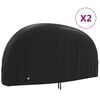 vidaXL Capas para bicicleta 2 pcs 200x70x110 cm tecido oxford 190T