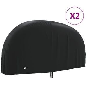 vidaXL Capas para bicicleta 2 pcs 200x70x110 cm tecido oxford 190T