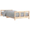 vidaXL Estrutura de cama infantil 90x200 cm pinho maci&ccedil;o