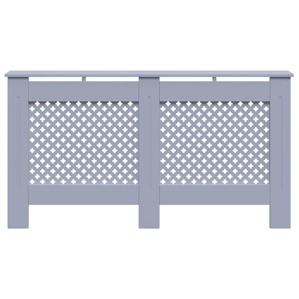 vidaXL Cobertura de radiador 152x19x81,5 cm MDF antracite