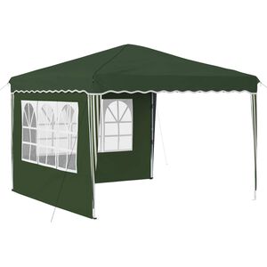 vidaXL Tenda de Festa Pop-up 288 x 288 x 245 cm Verde Tecido Oxford