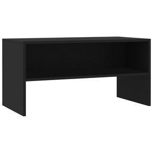 vidaXL M&oacute;vel de TV 80x40x40 cm derivados de madeira preto