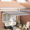 vidaXL Toldo Retr&aacute;til Cinzento-claro 300 x 250 cm Poli&eacute;ster e A&ccedil;o