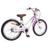 vidaXL Bicicleta Infantil 18 Polegadas para 5-7 anos Roxo