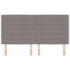 vidaXL Cabeceira Cinzento-acastanhado 180 cm tecido