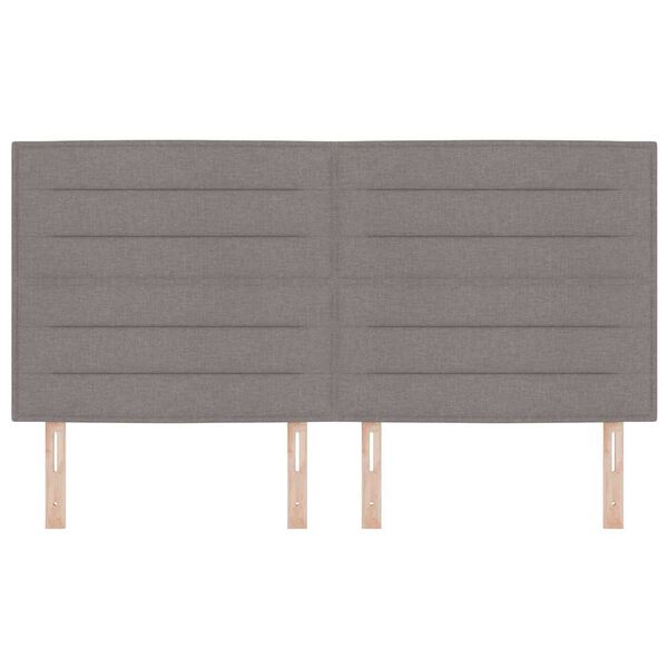 vidaXL Cabeceira Cinzento-acastanhado 180 cm tecido