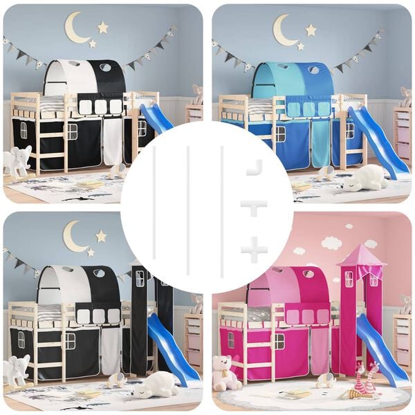 vidaXL Tubo de PVC 29 pcs Branco PP e PE