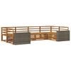 vidaXL Conjunto de Sof&aacute;s para Exterior 6 pcs Natural