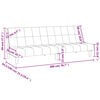 vidaXL Sof&aacute;-cama de 2 lugares veludo cinzento-claro