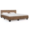 vidaXL Estrutura de cama 180x200 cm vime natural