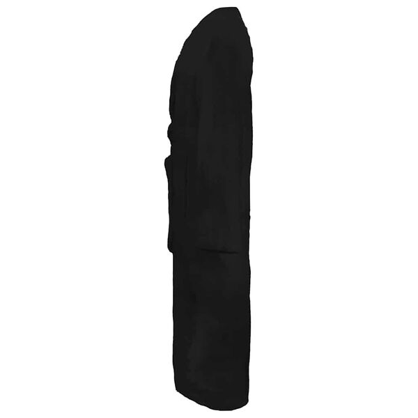 vidaXL Roupão de banho KINN Preto XXL Algodão
