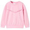 Sweatshirt para crian&ccedil;a cor rosa 104