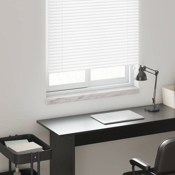 vidaXL Soleira de Janela Texto de M&aacute;rmore -enure 80 x 10 x 4,5 cm PVC