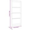 vidaXL Porta Interna ORKDAL Branco 93 x 202 cm Contraplacado