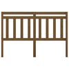 vidaXL Cabeceira de cama 156x4x100 cm pinho maci&ccedil;o castanho mel