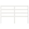 vidaXL Cabeceira de cama 146x4x100 cm pinho maci&ccedil;o branco