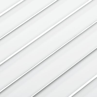 vidaXL Porta de armário 4 pcs design de persiana pinho maciço branco