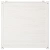 vidaXL Vaso de jardim 70x70x70 cm madeira de pinho maciça branco