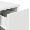 vidaXL Mesa de cabeceira com gaveta 20x36x60 cm branco