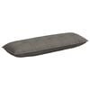 vidaXL Travesseiro para Costas Cinzento-claro 140 x 50 cm