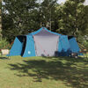 vidaXL Barraca Tipi com telhado Azul e Cinza 492 x 492 x 275 cm tecido