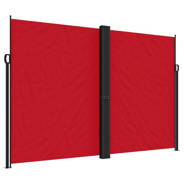 vidaXL Toldo lateral retr&aacute;til 220x600 cm vermelho