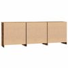 vidaXL Buffet 3 pcs Madeira antiga 70 x 41 x 75 cm Madeira processada