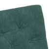 vidaXL Cadeiras de Jantar com Rodas 2 pcs Verde-escuro 58 x 67 x 97 cm