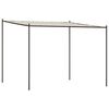 vidaXL Gazebo 3x3 m 180 g/m&sup2; tecido e a&ccedil;o branco