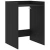 vidaXL Arm&aacute;rio para M&aacute;quina de Lavar Carvalho Preto 67,5 x 62 x 97 cm