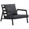 vidaXL 4 pcs conj. lounge jardim + almofadões alumínio cinzento-escuro