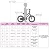 vidaXL Bicicleta Infantil 18 Polegadas para 5-7 anos Rosa Claro