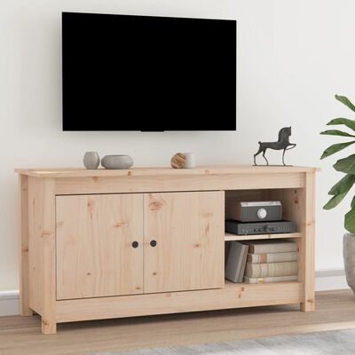 vidaXL Móvel de TV 103x36,5x52 cm madeira de pinho maciça