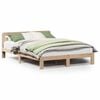 vidaXL Cama sem colch&atilde;o 160x200 cm madeira de pinho maci&ccedil;a