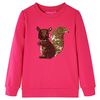 Sweatshirt para crian&ccedil;a rosa-choque 92