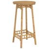 vidaXL Mesa de bar para exterior redondo &Oslash;55x100 cm bambu