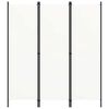 vidaXL Divis&oacute;ria de quarto com 3 pain&eacute;is 150x180 cm branco